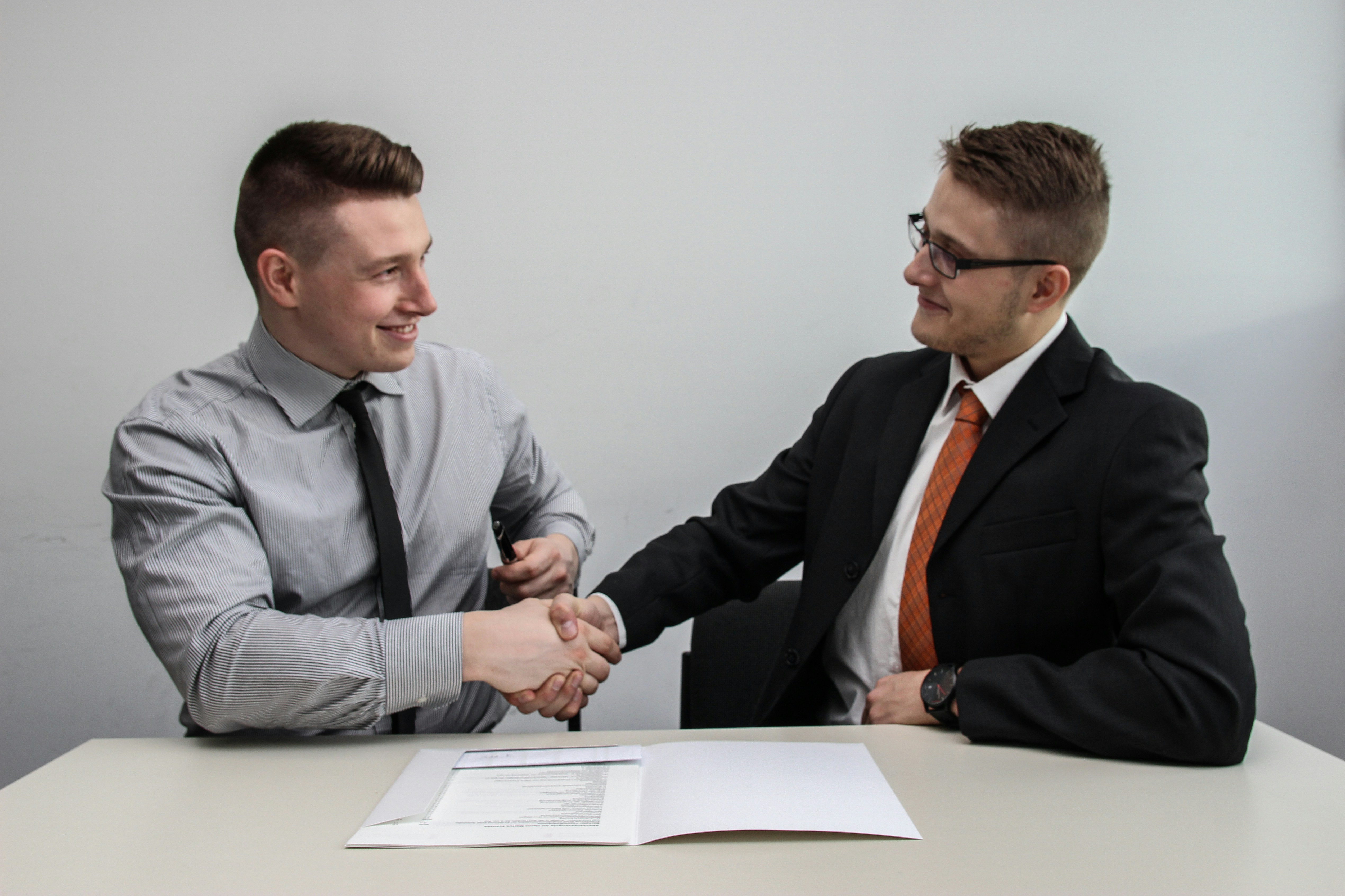 Recruitment interview in progress